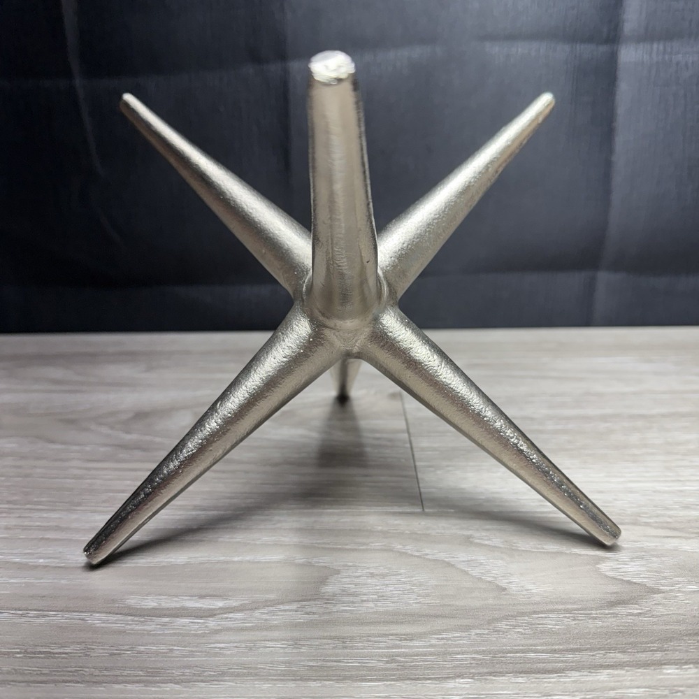 Origin 21 Silver Aluminum Modern Decorative Object